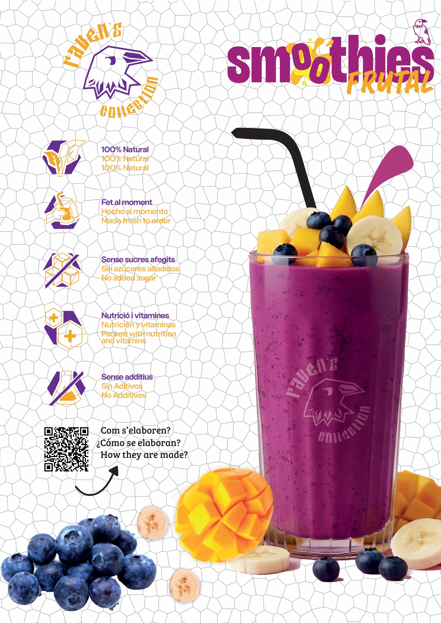 Smoothies · Fruta y color