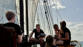 Alltag im Leben eines Lehrers an Bord