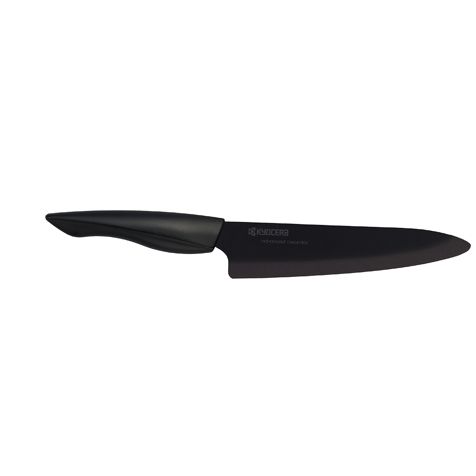 Kyocera 180mm Shin Black Zirconia Chef's Knife