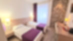Chambre Twin Lits jumeaux Hotel Ariège Terra Nostra Le Bellevue