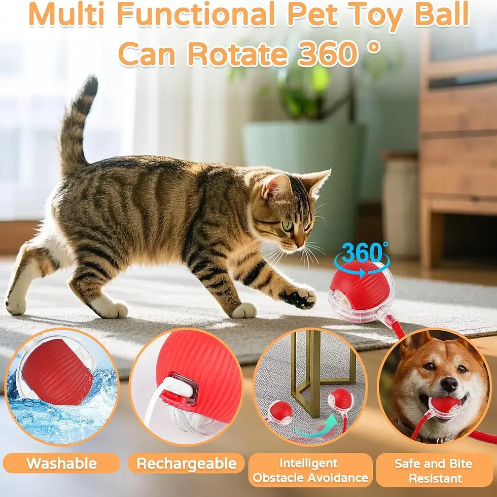 Thumbnail: Happi Trails™ SmartRoll Interactive Cat Ball