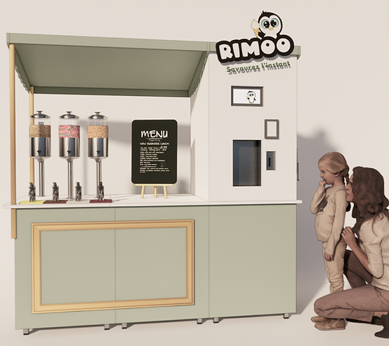 Bar à glaces à l'italienne