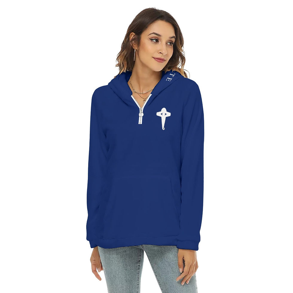 Thumbnail: Eye Create Women's Half Zip Hoodie