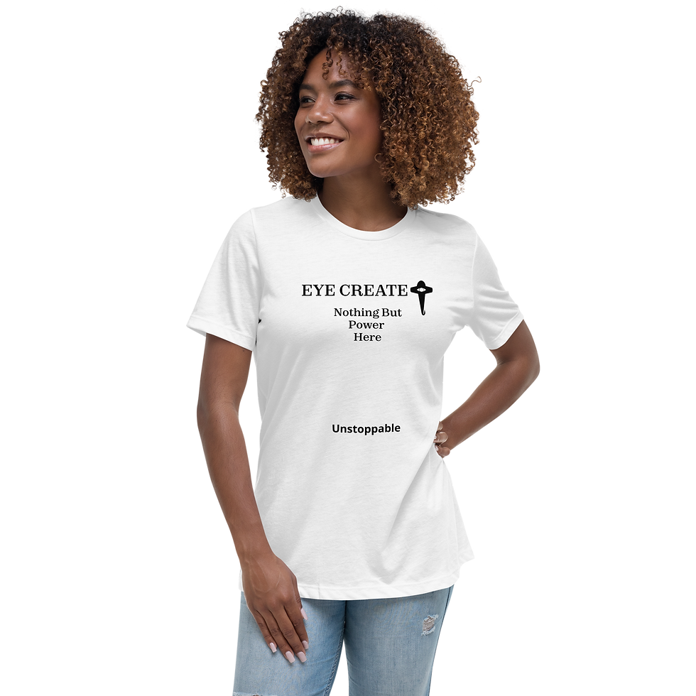 Thumbnail: Eye Create Women's Relaxed T-Shirt  (Power)