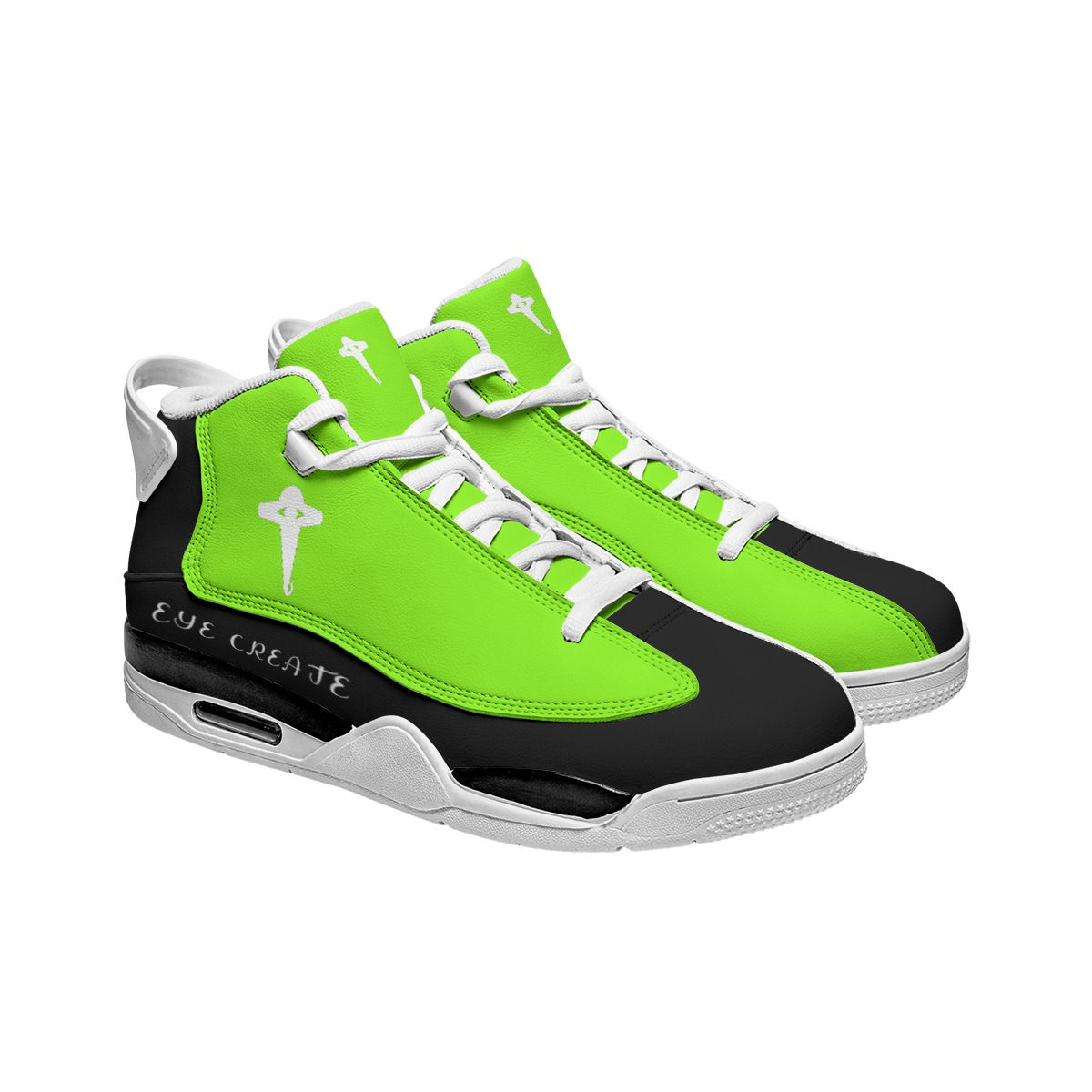 EC Green Diamond Gym Shoe (White Symbol)
