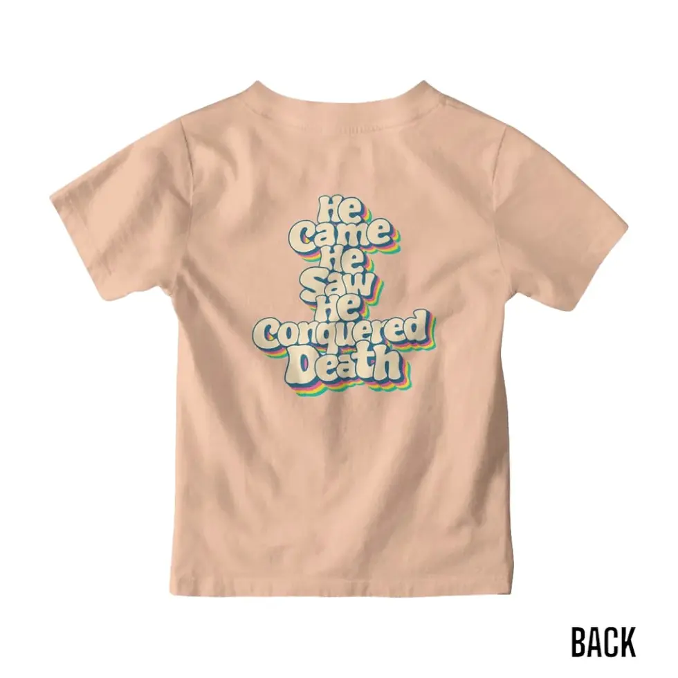 Thumbnail: He Came, He Saw, He Conquered Death - Oversized Tees