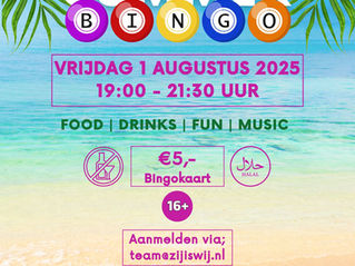 Outdoor summer bingo