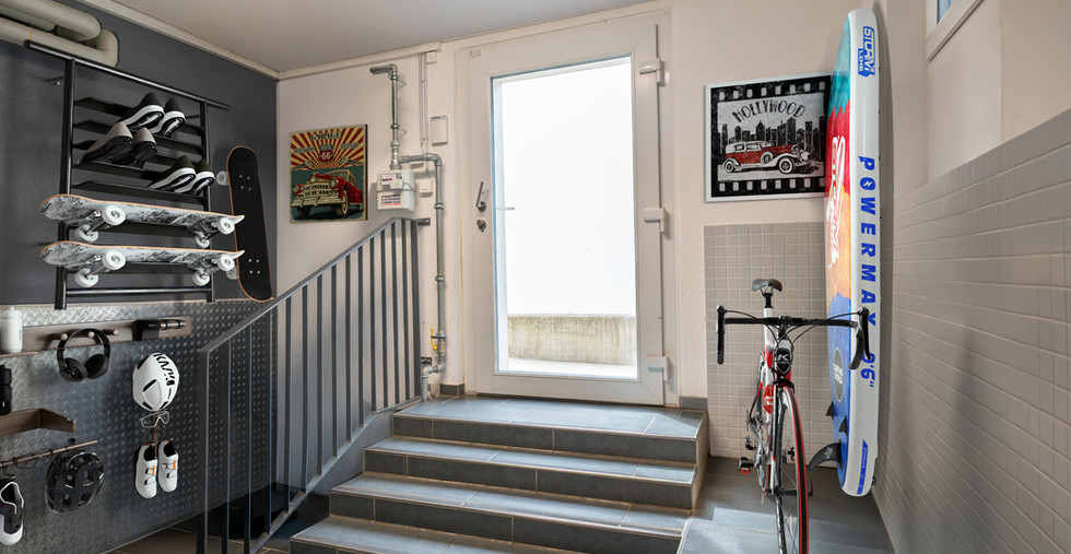 Separater Hauseingang im UG