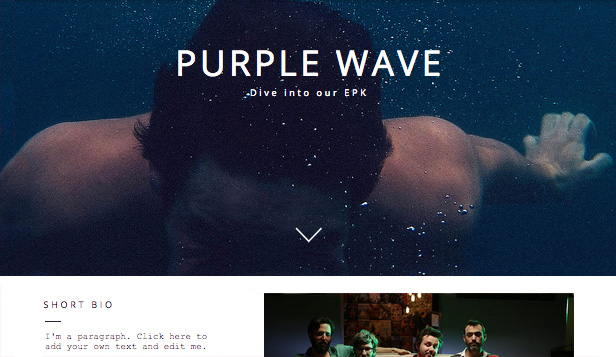 Music Promotion Website Templates Wix Music Promotion Website Templates Press Kit Band
