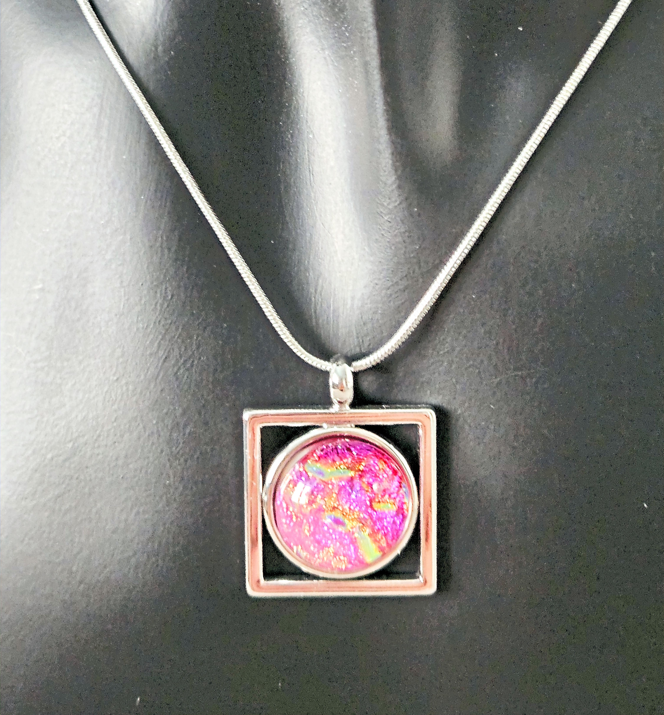 Square Dichroic Pendant
