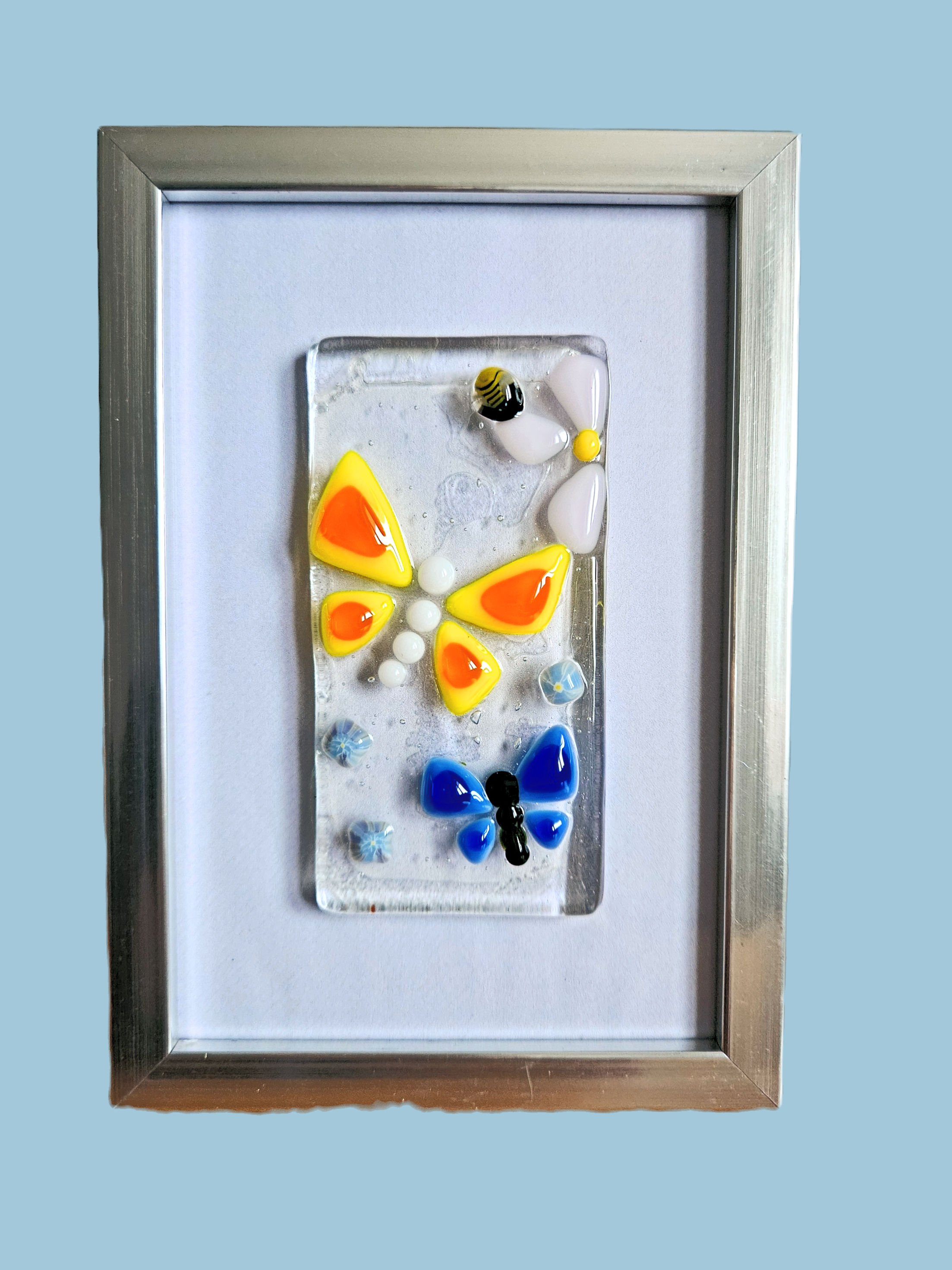 Butterfly Fused Glass Picture
