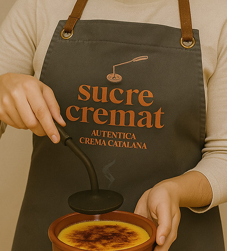 crema catalana quemada al momento