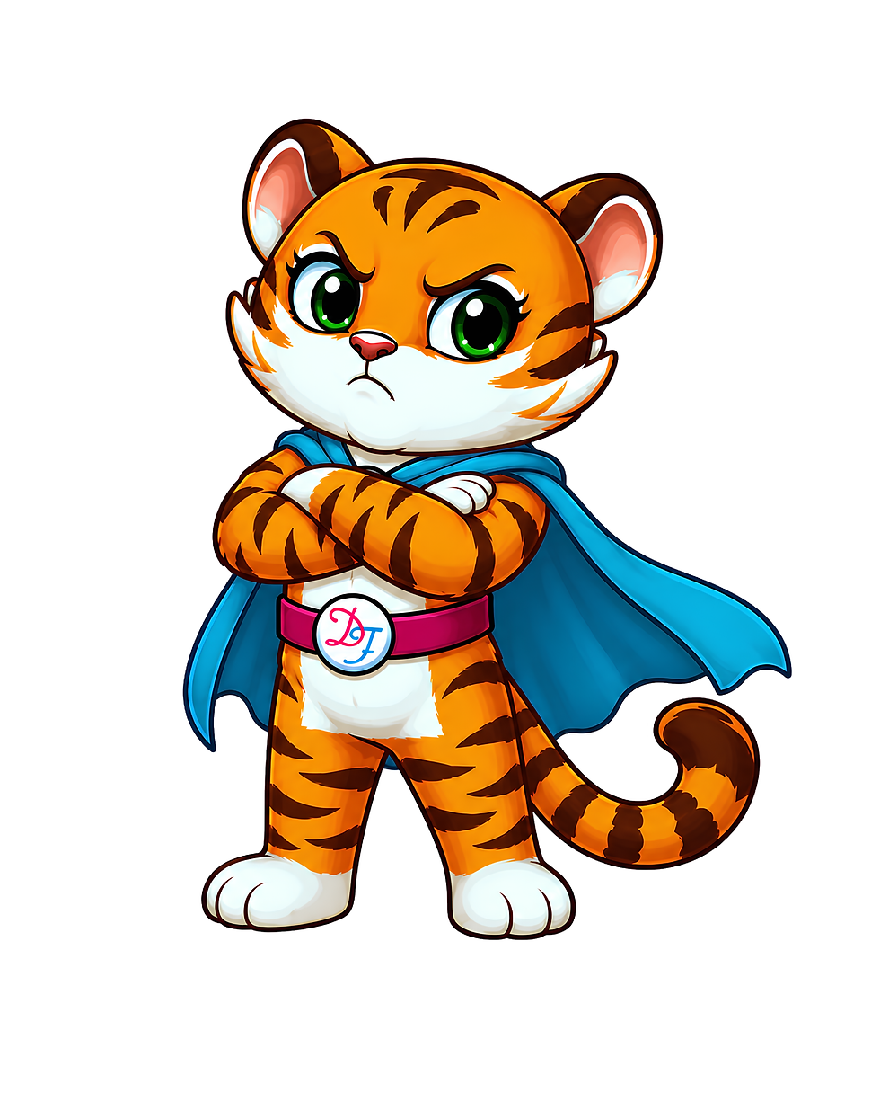 Fairtanzt Tigerheld Tigo sauer