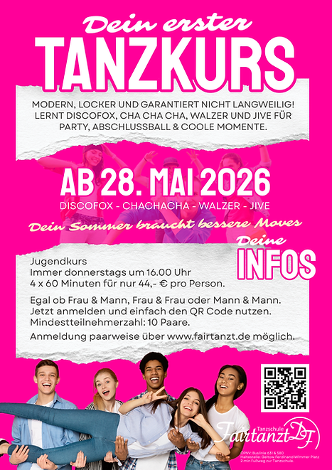 Fairtanzt Tanzschule Jugendkurs