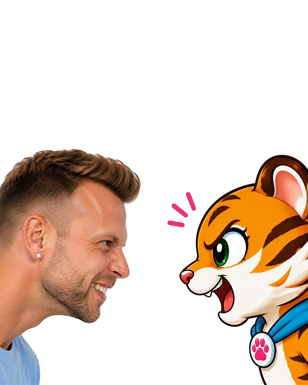 Fairtanzt Tigerhelden Frank Tigo brüllen