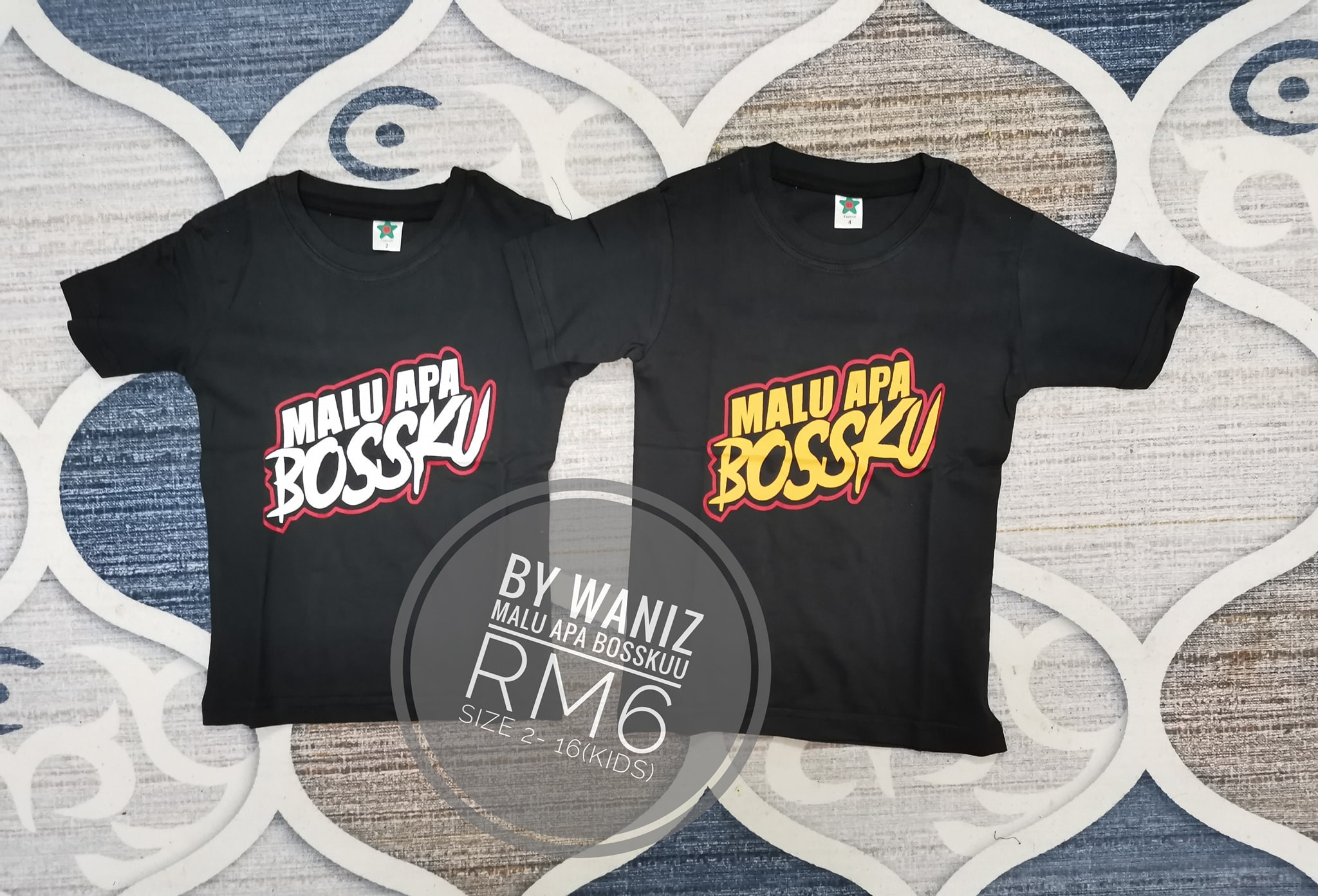 Print Tshirt-MALU APA BOOSKU