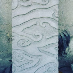 Batu Candi Ukir (Relief)