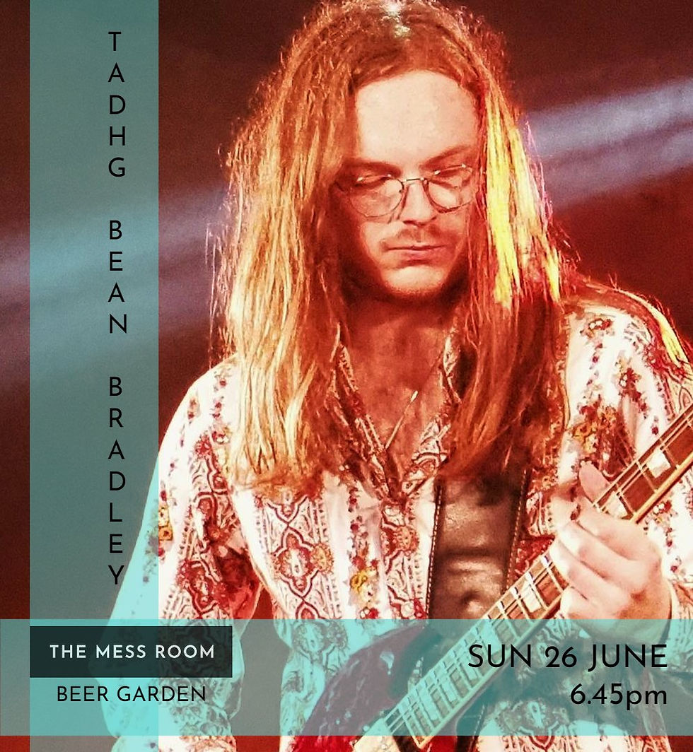 Live Music Sundays - Tadhg Bean-Bradley