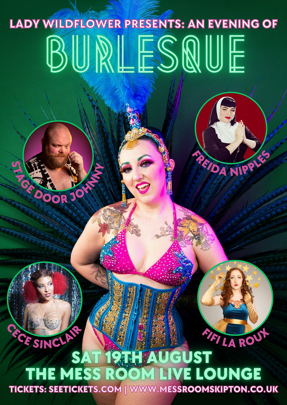 SOLD OUT Lady Wildflower presents An Evening of Burlesque