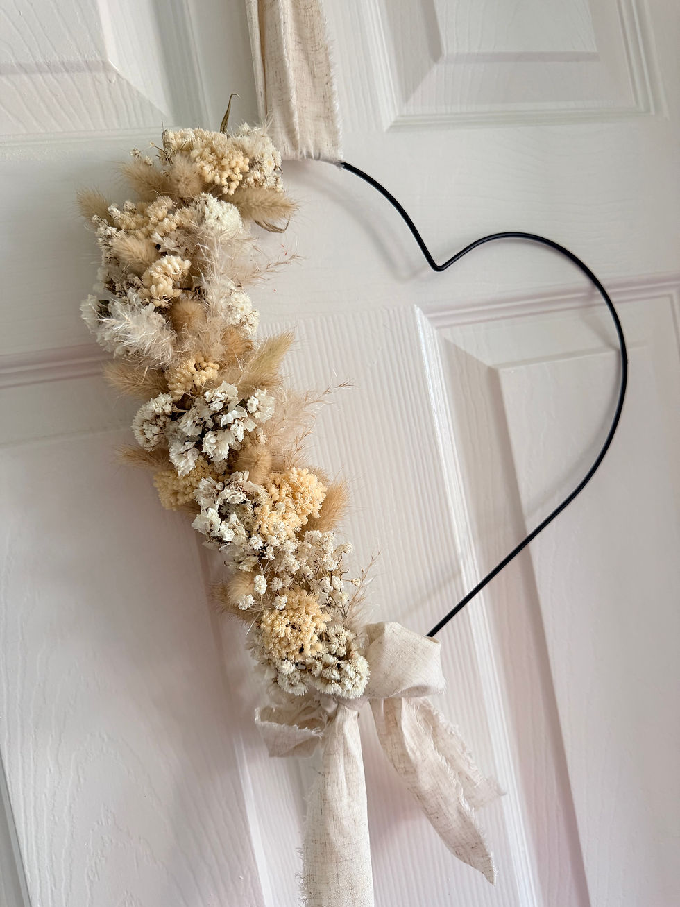 Thumbnail: Floral Metal Hanging Hoop 