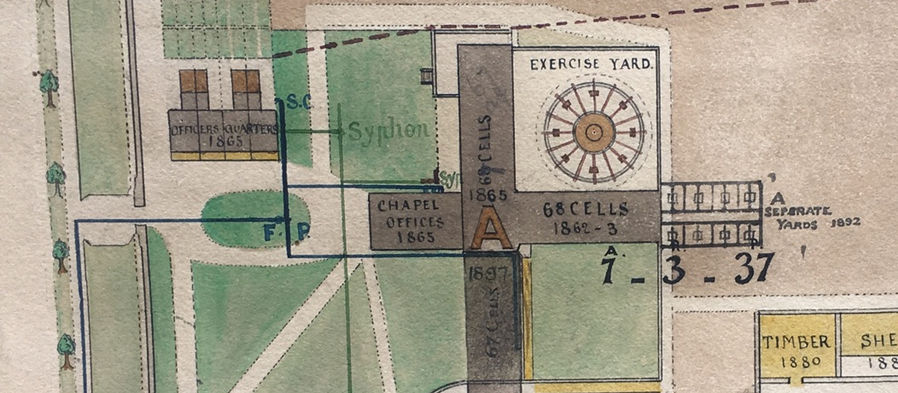 Plan of Pentridge Penal Establishment 1889