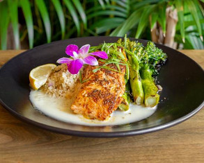 Blackened King Salmon