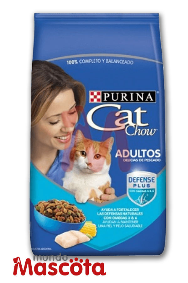 Cat Chow gato adulto cat pescado y mariscos Mundo Mascota Moreno