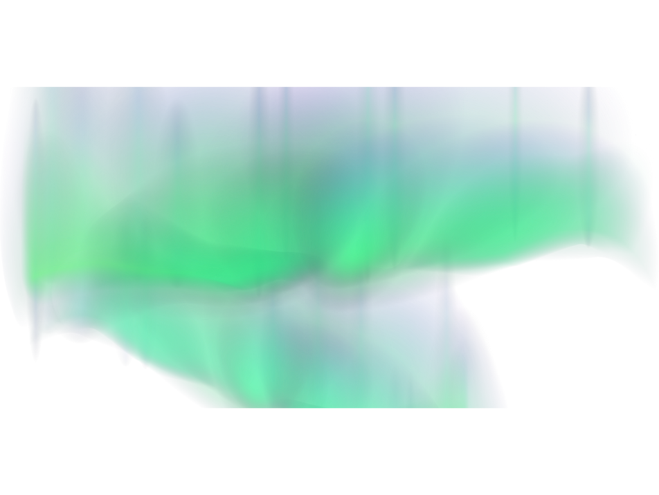 Northern Lights Accent Green