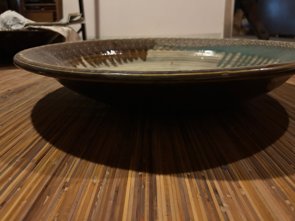 サムネイル： ◎小石原焼き◎飛び鉋大皿 直径66cm 