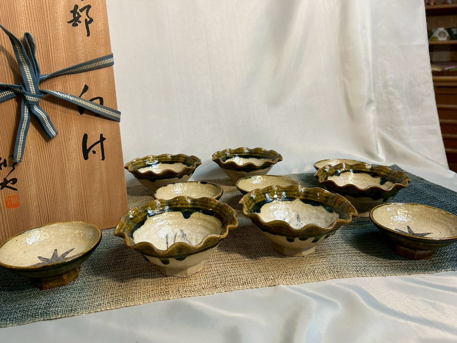 織部蓋物向付け