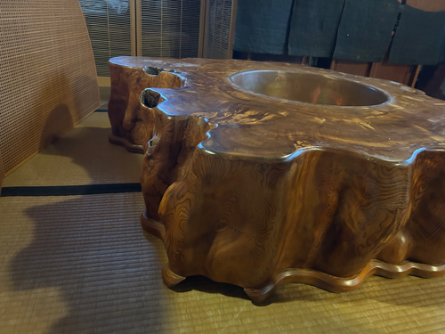 ◎屋久杉◎火鉢囲炉裏座卓テーブル | どいざき