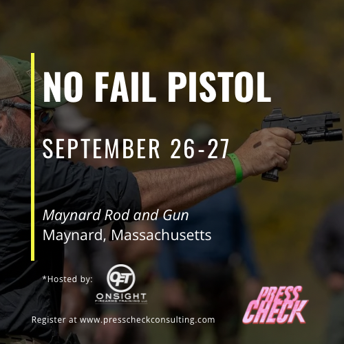 No Fail Pistol - Massachusetts 2026
