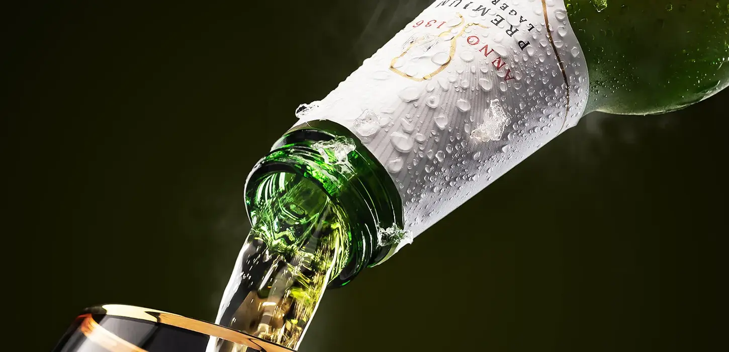 Fotografia de Cerveja Stella Artois da AMBEV.