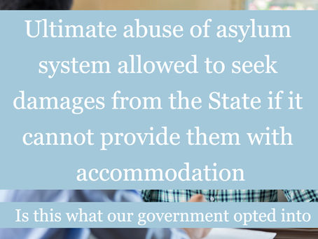 Will this be the end of the EU. Asylum Seekers want legal priority for accommodation when they arrive into Ireland legal or not. Court cases will be stacking up destroying each EU countries economy.