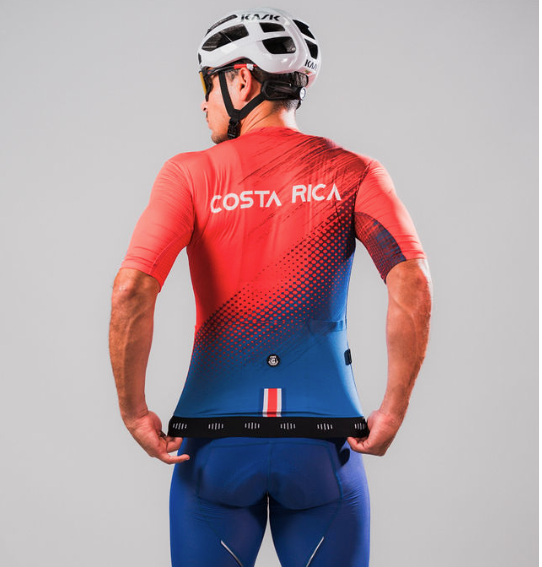 Miniatura: Jersey Costa Rica 2025 Rojo y Azul Manga Corta Pro Hombre 12819