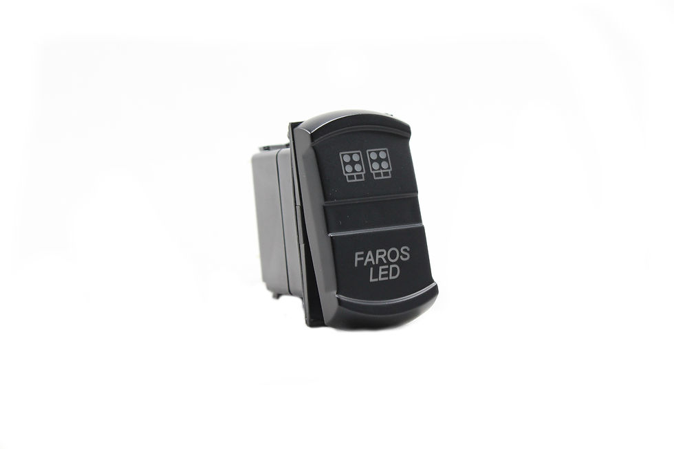 Miniatura: Switch Rocker con relieve de 5 pines Basculante