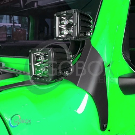 Miniatura: Bracket Soporte De Duallys Led Dobles Para Jeep Jl