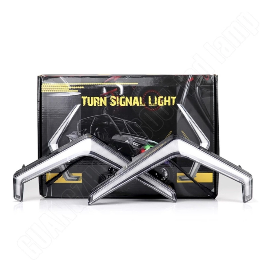 Luces Led Frontales Boomerang Para Polaris Rzr Rgb-bluetooth