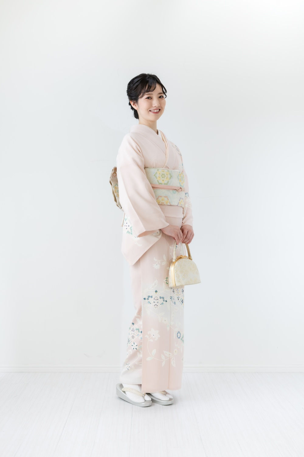 【H-026】ピンクひし形花文