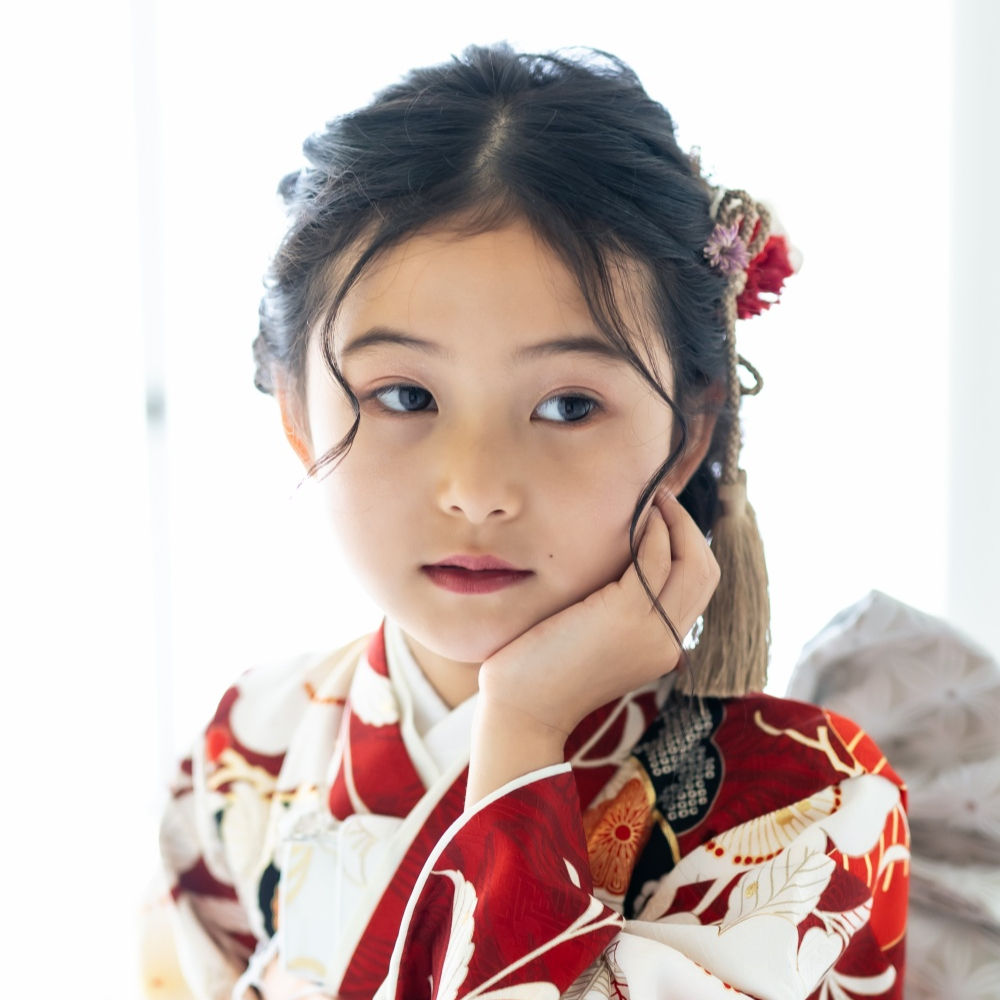 【7-032】赤　雲に七宝