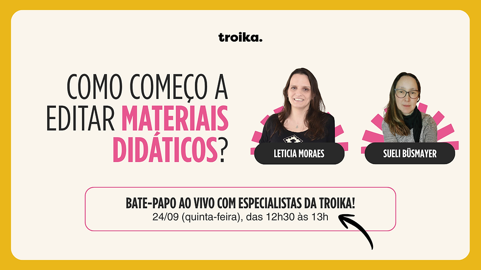 Como começo a editar materiais didáticos?