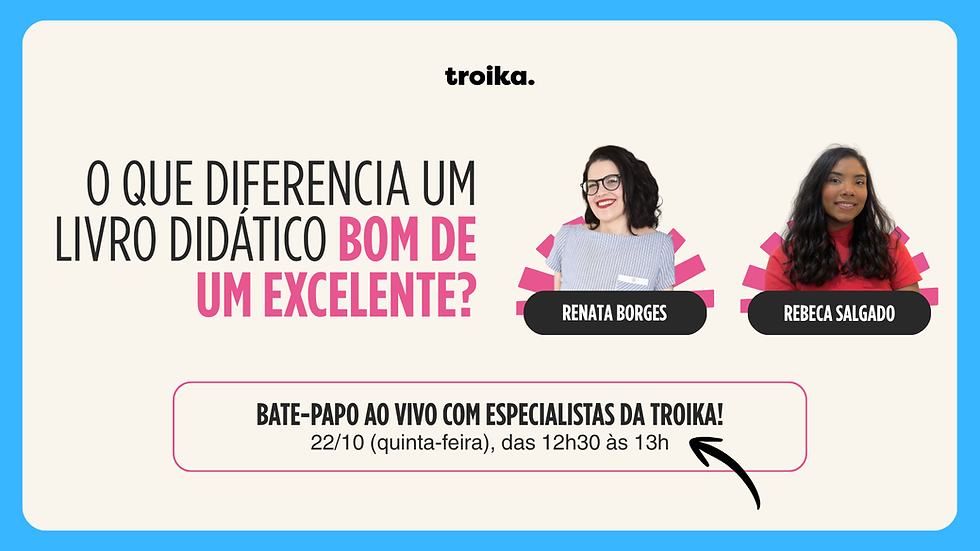 O que diferencia um livro didático bom de um excelente?