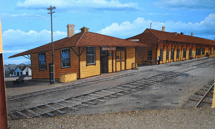Benson Depot & Wells Fargo Freight Office, c. 1909