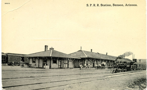S.P. R. R. Benson Depot 1906