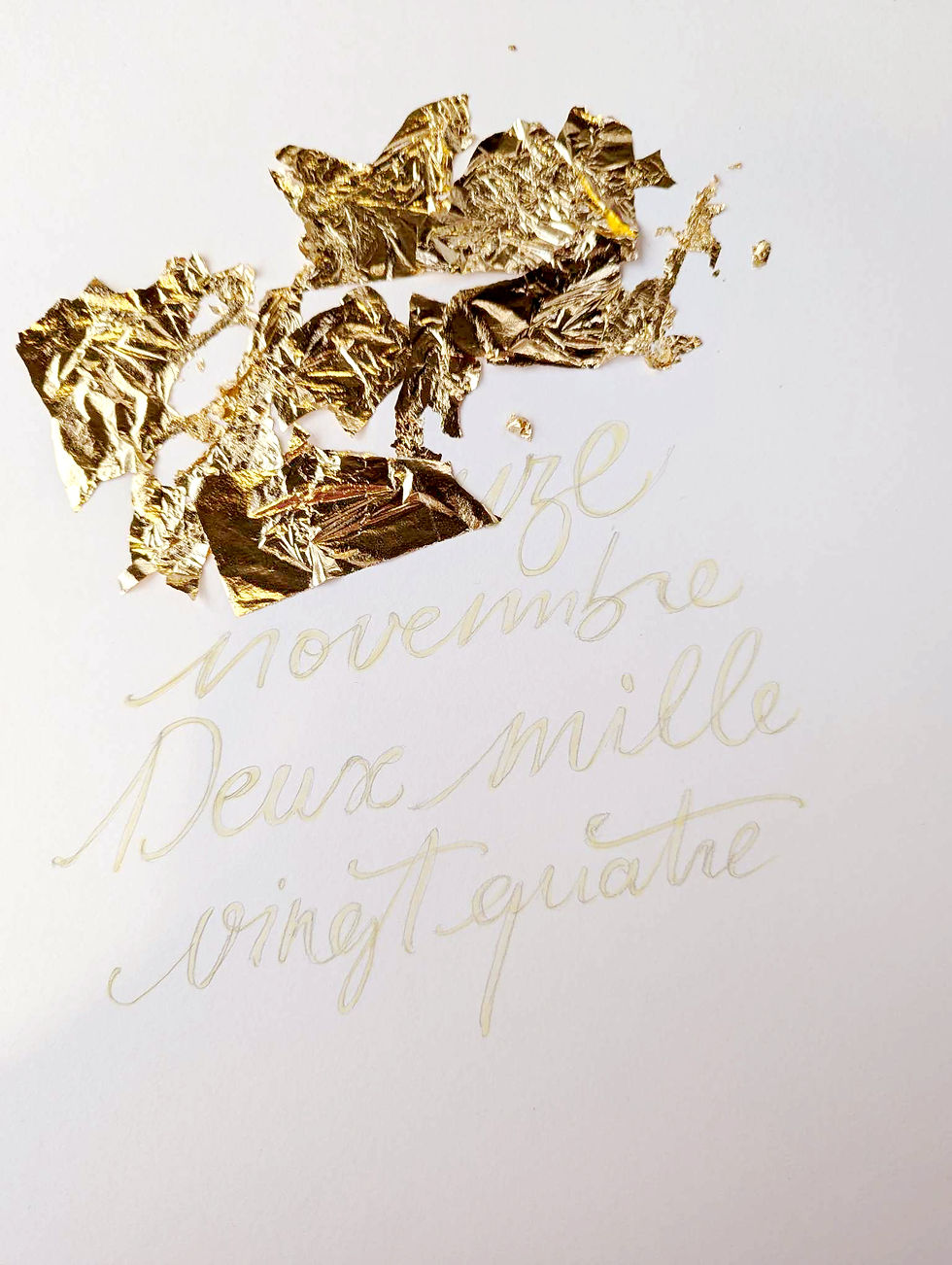 Miniature : Calligraphie "Cadeau de Naissance"