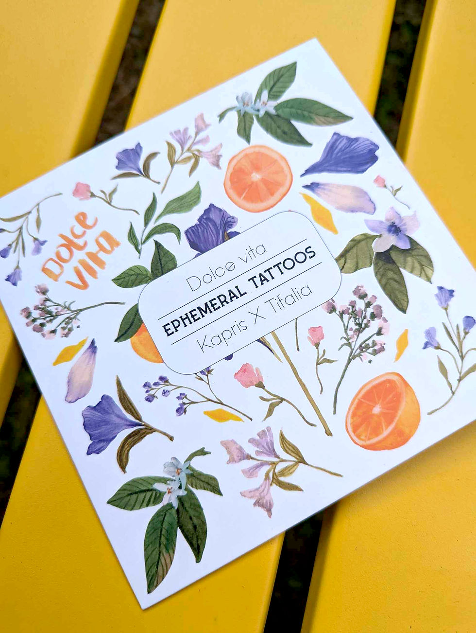 TATTOO éphémère "Dolce vita" Kapris x Tifalia