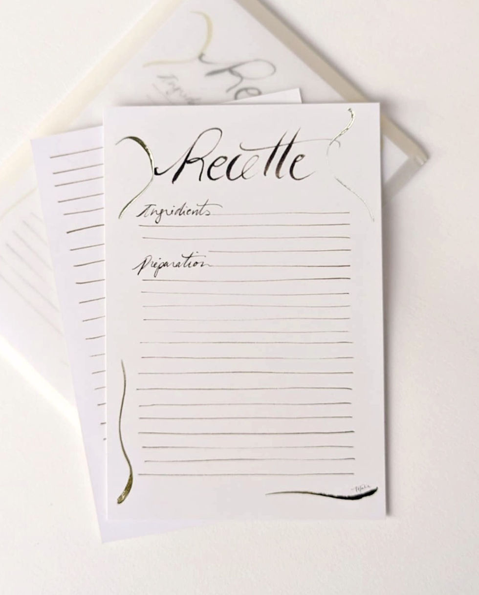 Miniature : Set de 12 cartes Recette Or