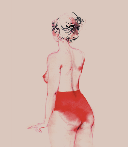 La féminité ou La culotte rouge