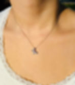 Thumbnail: 14KT DIAMOND BUTTERFLY NECKLACE