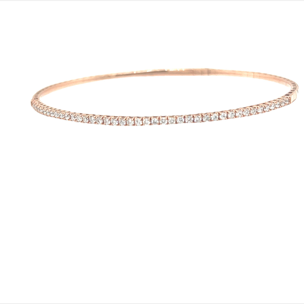 14KT DIAMOND FLEX BANGLE